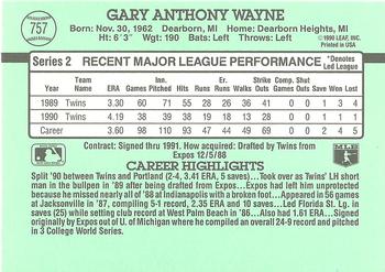 Gary Wayne  baseball card collectible - Main Image 2