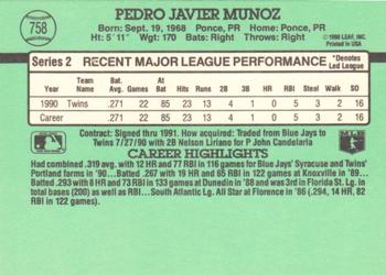 Pedro Munoz  baseball card collectible - Main Image 2