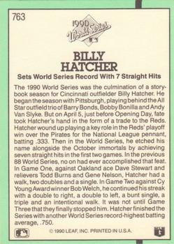 Billy Hatcher  baseball card collectible - Main Image 2