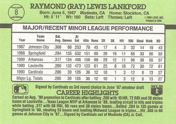 Ray Lankford  baseball card collectible - Main Image 2