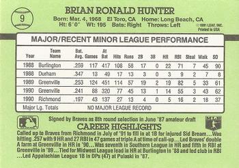 Brian Hunter  baseball card collectible - Main Image 2