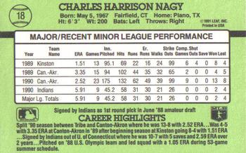 Charles Nagy  baseball card collectible - Main Image 2