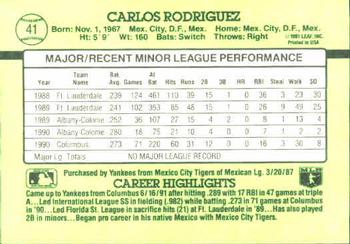 Carlos Rodriguez  baseball card collectible - Main Image 2