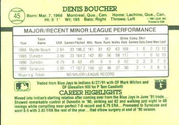 Denis Boucher  baseball card collectible - Main Image 2