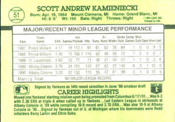 Scott Kamieniecki  baseball card collectible - Main Image 2