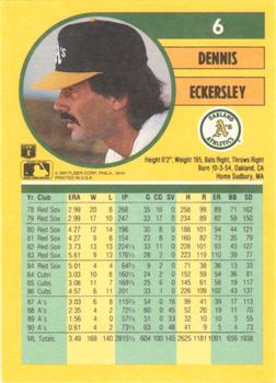 Dennis Eckersley  baseball card collectible - Main Image 2