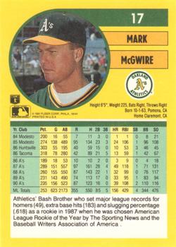 Mark McGwire  baseball card collectible - Main Image 2