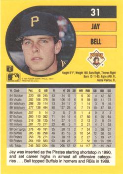 Jay Bell  baseball card collectible - Main Image 2