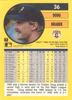 Doug Drabek  baseball card collectible - Main Image 2