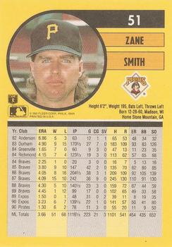 Zane Smith  baseball card collectible - Main Image 2