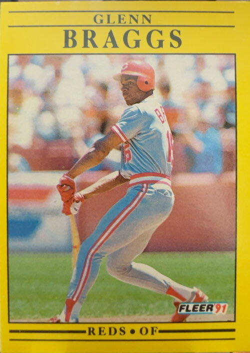 Glenn Braggs  baseball card collectible - Main Image 3
