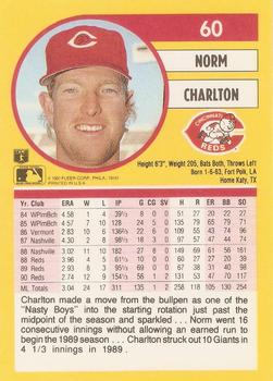 Norm Charlton  baseball card collectible - Main Image 2