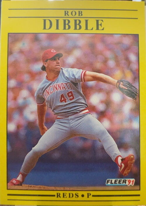 Rob Dibble  baseball card collectible - Main Image 3