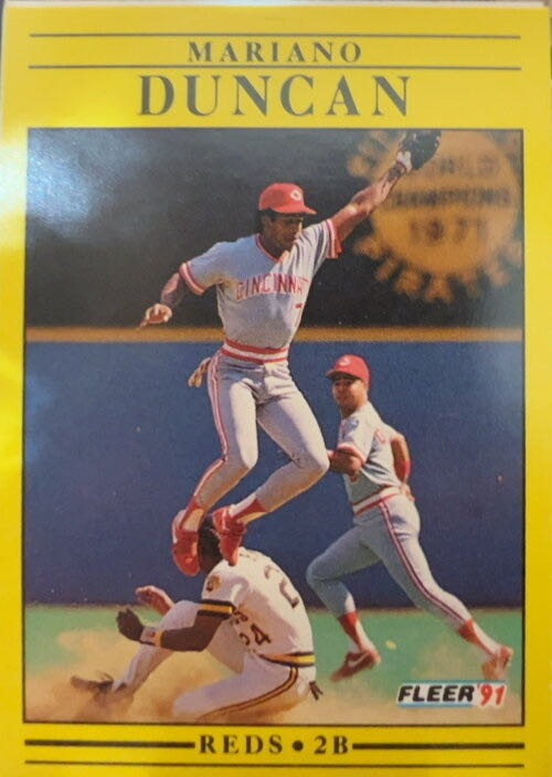 Mariano Duncan  baseball card collectible - Main Image 3