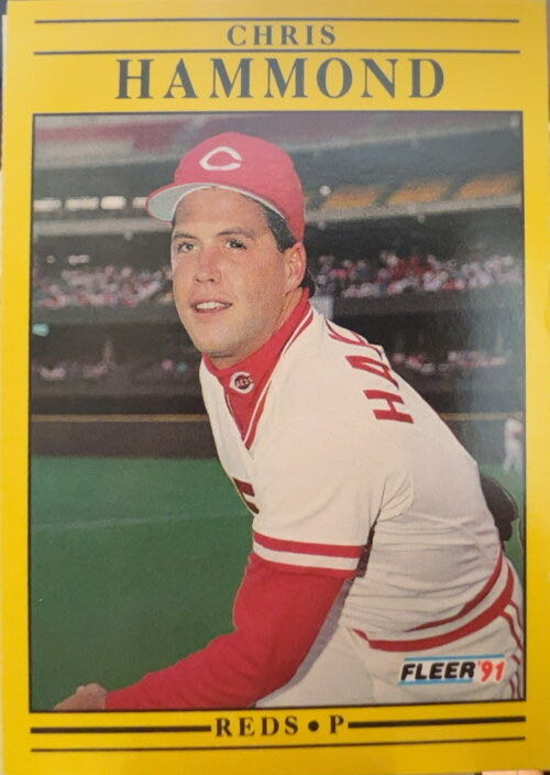 Chris Hammond  baseball card collectible - Main Image 3