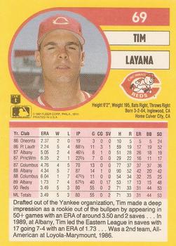 Tim Layana  baseball card collectible - Main Image 2