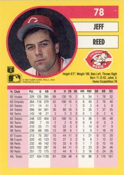 Jeff Reed  baseball card collectible - Main Image 2