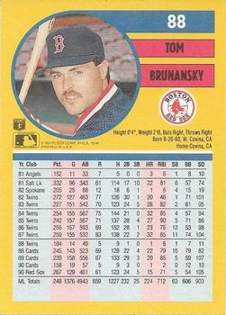 Tom Brunansky  baseball card collectible - Main Image 2