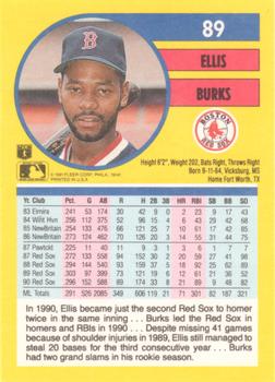 Ellis Burks  baseball card collectible - Main Image 2
