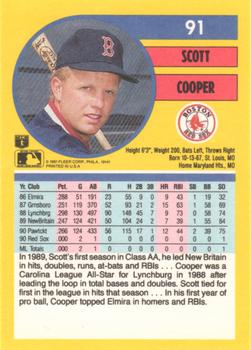 Scott Cooper  baseball card collectible - Main Image 2