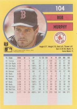 Rob Murphy  baseball card collectible - Main Image 2