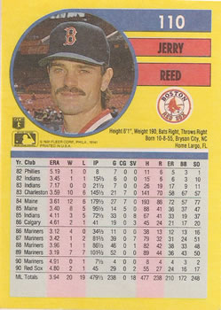 Jerry Reed  baseball card collectible - Main Image 2