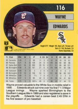 Wayne Edwards  baseball card collectible - Main Image 2