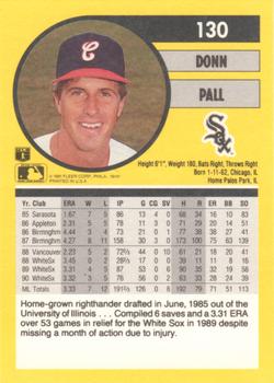 Donn Pall  baseball card collectible - Main Image 2