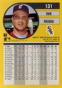 Dan Pasqua  baseball card collectible - Main Image 2