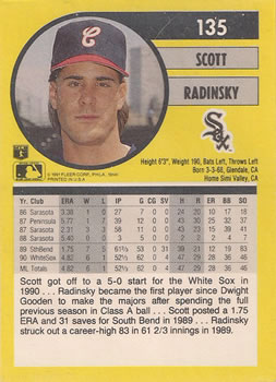 Scott Radinsky  baseball card collectible - Main Image 2
