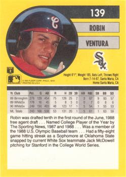 Robin Ventura  baseball card collectible - Main Image 2