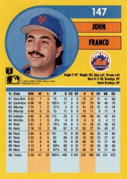John Franco  baseball card collectible - Main Image 2