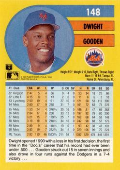 Dwight Gooden  baseball card collectible - Main Image 2
