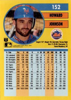Howard Johnson  baseball card collectible - Main Image 2