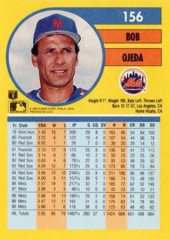 Bob Ojeda  baseball card collectible - Main Image 2
