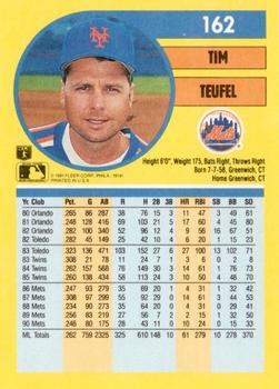Tim Teufel  baseball card collectible - Main Image 2