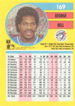 George Bell  baseball card collectible - Main Image 2