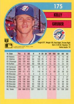 Kelly Gruber  baseball card collectible - Main Image 2