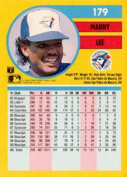 Manny Lee  baseball card collectible - Main Image 2