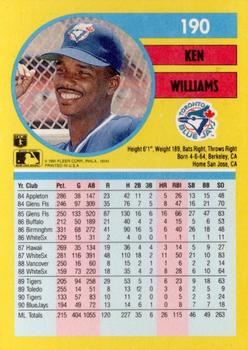 Ken Williams  baseball card collectible - Main Image 2