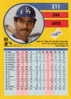 Stan Javier  baseball card collectible - Main Image 2