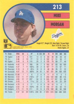 Mike Morgan  baseball card collectible - Main Image 2