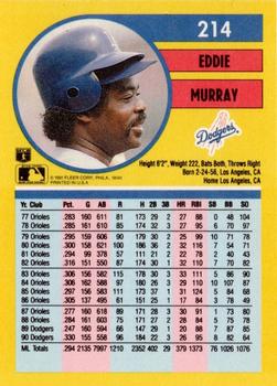 Eddie Murray  baseball card collectible - Main Image 2