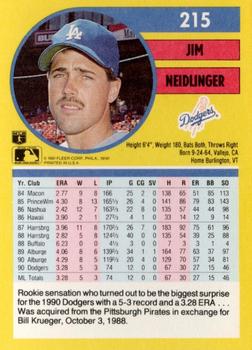 Jim Neidlinger  baseball card collectible - Main Image 2