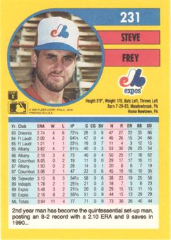 Steve Frey  baseball card collectible - Main Image 2