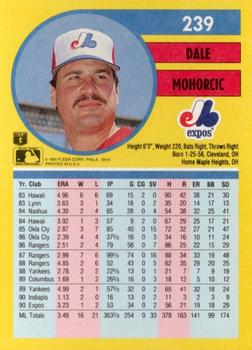 Dale Mohorcic  baseball card collectible - Main Image 2