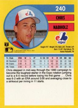 Chris Nabholz  baseball card collectible - Main Image 2