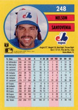 Nelson Santovenia  baseball card collectible - Main Image 2