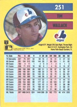 Tim Wallach  baseball card collectible - Main Image 2