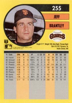 Jeff Brantley  baseball card collectible - Main Image 2